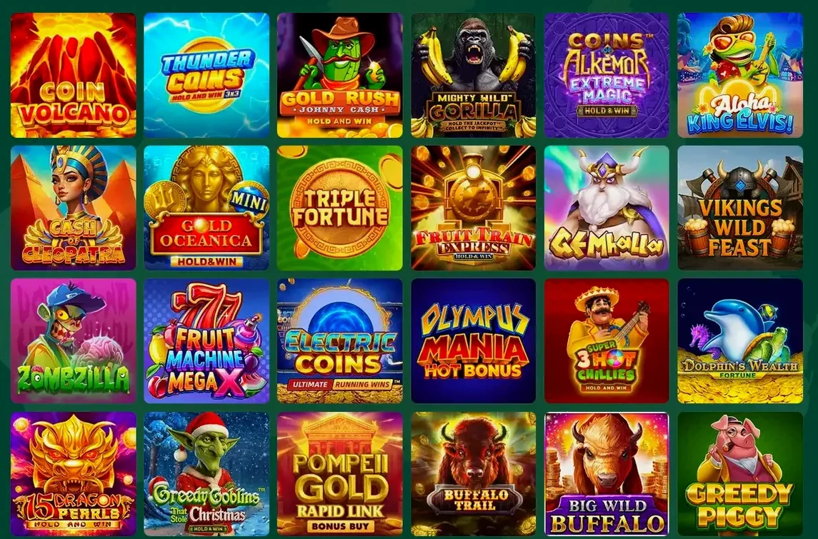 Highfly Casino Spielauswahl